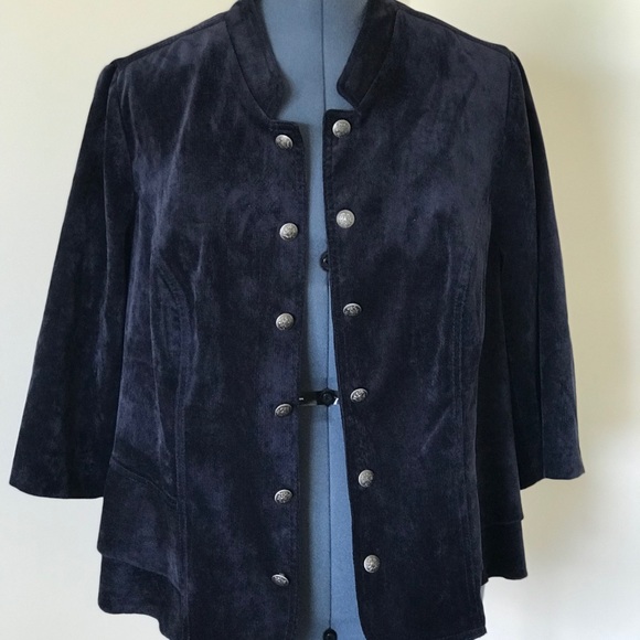 Dress Barn Jackets & Blazers - Dress Barn velvet Open Blazer Size 2X
